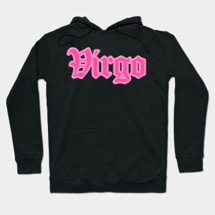 Virgo Zodiac Pink Astrology Aesthetic Hoodie